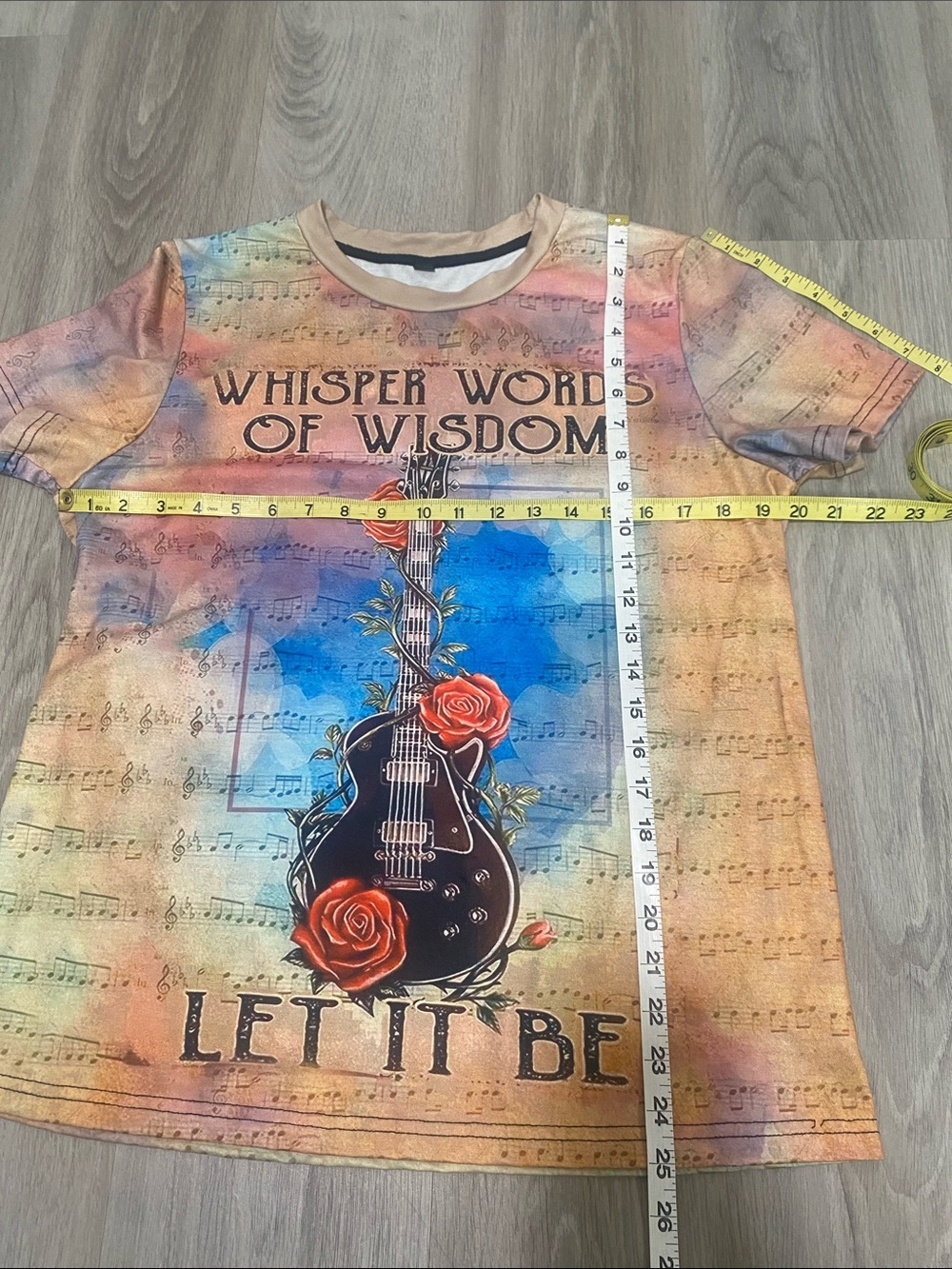 🎸 ROCK 'N' ROLL ROMANCE 🌹 Up your style with this iconic 'Let It Be' tee! Sz M - Picture 9 of 12